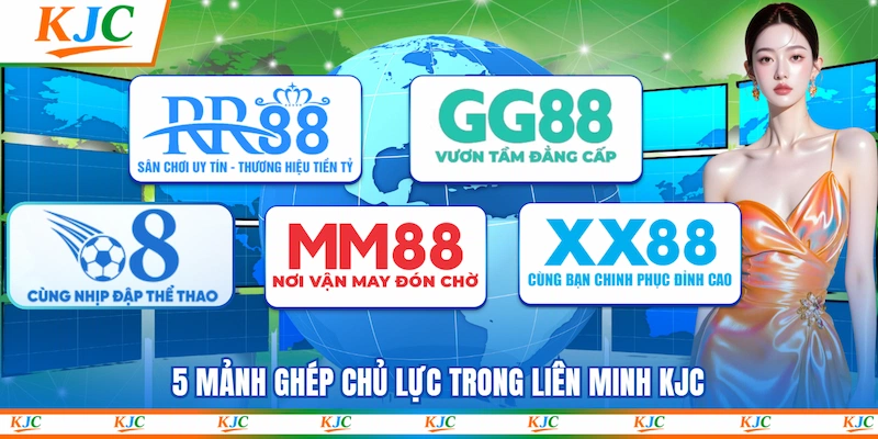5 mảnh ghép chủ lực trong Liên minh KJC